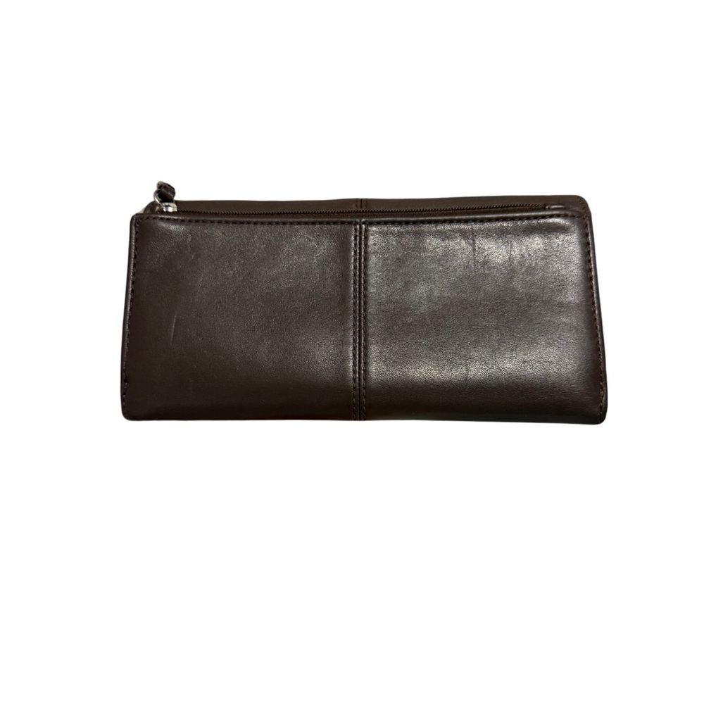 Coach Brown Leather Continental Wallet - Picture 2 of 8